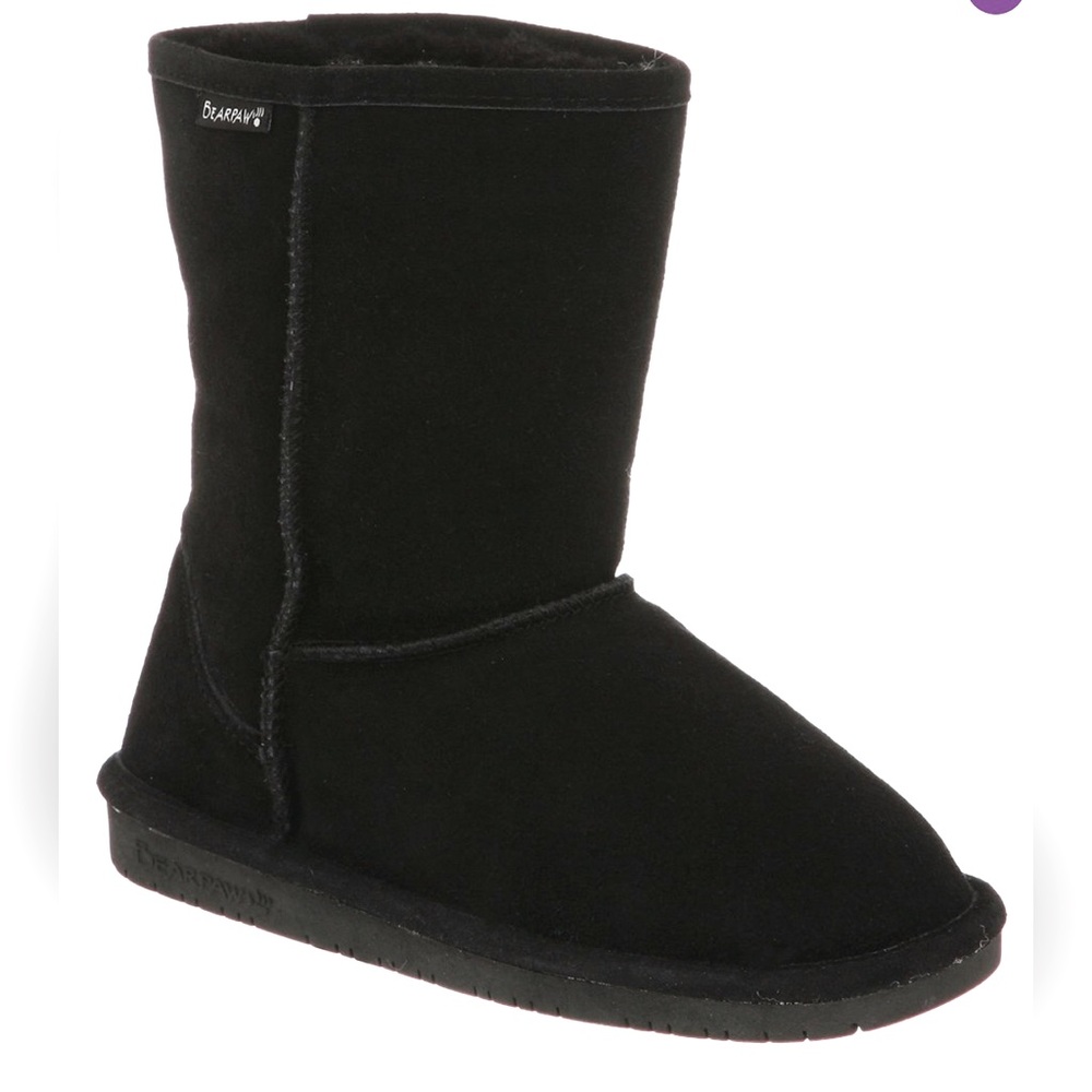 Black Emma Short Suede Boots.